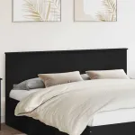 Tăblie cap cu headboard Stejar Negru 200 cm Lemn compozit GartenMobel Dekor
