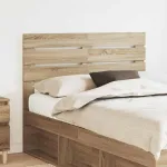 Tăblie cap cu headboard Stejar Sonoma 120 cm Lemn compozit GartenMobel Dekor