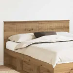 Tăblie cap cu headboard Stejar Artizanal 160 cm Lemn compozit GartenMobel Dekor