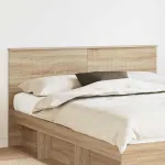 Tăblie cap cu headboard Stejar Sonoma 160 cm Lemn compozit GartenMobel Dekor