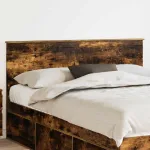 Tăblie cap cu headboard Stejar fumuriu 150 cm Lemn compozit GartenMobel Dekor
