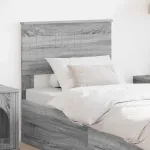 Tăblie cap cu headboard Gri Sonoma 75 cm Lemn compozit GartenMobel Dekor