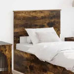Tăblie cap cu headboard Stejar fumuriu 80 cm Lemn compozit GartenMobel Dekor
