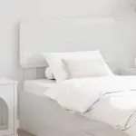 Tăblie cap cu headboard Alb Lucios 80 cm Lemn compozit GartenMobel Dekor
