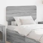 Tăblie cap cu headboard Gri Sonoma 80 cm Lemn compozit GartenMobel Dekor