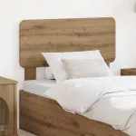 Tăblie cap cu headboard Stejar Artizanal 80 cm Lemn compozit GartenMobel Dekor