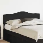 Tăblie cap cu headboard Stejar Negru 160 cm Lemn compozit GartenMobel Dekor