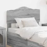 Tăblie cap cu headboard Gri Sonoma 75 cm Lemn compozit GartenMobel Dekor