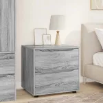 Dulap de depozitare Gri Sonoma 60 x 48 x 57 cm Lemn compozit GartenMobel Dekor
