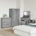 Dulap de depozitare Gri Sonoma 80 x 48 x 57 cm Lemn compozit GartenMobel Dekor