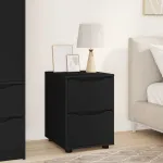 Dulap de depozitare Negru 40 x 48 x 57 cm Lemn compozit GartenMobel Dekor