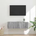 Dulap TV de perete Gri Sonoma 60 x 31 x 29.5 cm Lemn compozit GartenMobel Dekor