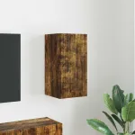 Dulap TV de perete Stejar fumuriu 30 x 31 x 60 cm Lemn compozit GartenMobel Dekor