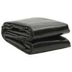 Prelată piscină dreptunghiulară, negru, 500 x 300 cm, PE GartenMobel Dekor