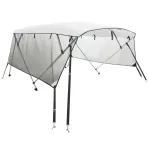 Parasolar Bimini 4 arcuri pereți laterali, 243x(200-213)x137 cm GartenMobel Dekor