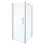 Kerra Cabină de duș pătrată Monica MONICA90 cu ușă batantă, 90x90x190 cm Mobalis Homvera