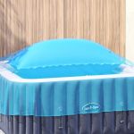 Pillow de Piscină albastru 400 x 200 x 140 cm PVC GartenMobel Dekor