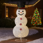 Om de zapada de exterior, pe structura metalica, 150cm, 3D, lumina calda cu 120 LED Household NewTrend