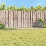 Custodie pentru iepuri Argintiu 215 x 100 x 85 cm GartenMobel Dekor