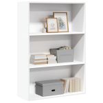 Bibliotecă, alb, 80x30x114 cm, lemn prelucrat GartenMobel Dekor
