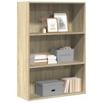 Bibliotecă, stejar sonoma, 80x30x114 cm, lemn prelucrat GartenMobel Dekor