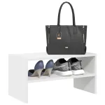 Suport pantofi stivuibil alb 60x30x30,5 cm GartenMobel Dekor