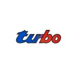 Abtibild Turbo auto 50x13.5cm albastru si rosu decorativ pentru exterior si interior Cod: T01 Automotive TrustedCars