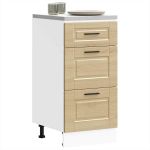 Dulap de bază de bucătărie „Porto” din lemn de stejar Sonoma GartenMobel Dekor