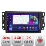 Navigatie Chevrolet Captiva C-020 Android Octa Core Ecran 2K QLED GPS 4G 4+32GB 360 KIT-020+EDT-E409-2K CarStore Technology