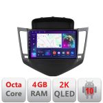 Navigatie Chevrolet Cruze 2009- C-045 Android Octa Core Ecran 2K QLED GPS 4G 4+32GB 360 KIT-045+EDT-E409-2K CarStore Technology