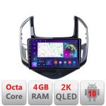 Navigatie Chevrolet Cruze 2013-C-1267 Octa Core Android Octa Core Ecran 2K QLED GPS 4G 4+32GB 360 KIT-1267+EDT-E409-2K CarStore Technology