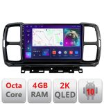 Navigatie Citroen C5 Aircross Android ecran Qled 2K Octa core 4+32 Kit-aircross+EDT-E409-2K CarStore Technology