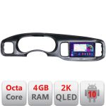 Navigatie Dodge Charger 2011-2014  QLED 2K Octa core 4+32 DSP 360 Optic FHD internet gps radio carplay android auto kit-charger+EDT-E409-2K CarStore Technology