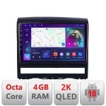Navigatie Fiat Albea 2009-2014 C-Albea Android Octa Core Ecran 2K QLED GPS 4G 4+32GB 360 KIT-albea+EDT-E409-2K CarStore Technology