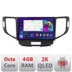 Navigatie Honda Accord 2008-2012 C-8951 Android Octa Core Ecran 2K QLED GPS 4G 4+32GB 360 KIT-8951+EDT-E409-2K CarStore Technology