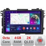 Navigatie Honda HR-V 2013-2018 Android Octa Core Ecran 2K QLED GPS 4G 4+32GB 360 KIT-hr-v+EDT-E409-2K CarStore Technology