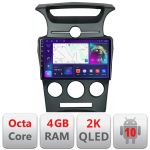 Navigatie Kia Carens 2006-2012 clima automata Android ecran Qled 2K Octa core 4+32 KIT-carens-2006+EDT-E409-2K CarStore Technology