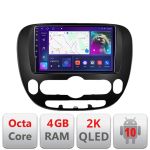 Navigatie Kia Soul 2014-2019 Android ecran Qled 2K Octa core 4+32 Kit-soul-2014+EDT-E409-2K CarStore Technology