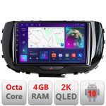 Navigatie Kia Soul 2020- C-soul Android Octa Core Ecran 2K QLED GPS 4G 4+32GB 360 kit-soul+EDT-E409-2K CarStore Technology