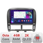 Navigatie Lexus LS 1999-2006 C- LS-99 Android Octa Core Ecran 2K QLED GPS 4G 4+32GB 360 kit-ls-99+EDT-E409-2K CarStore Technology