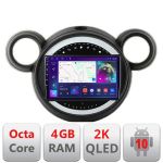 Navigatie Mini 2011-2015 sistem CIC Android Octa Core Ecran 2K QLED GPS 4G 4+32GB 360 KIT-mini-02+EDT-E409-2K CarStore Technology