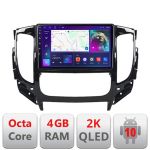 Navigatie Mitsubishi L200 2014-2020 C-1094 Android Octa Core Ecran 2K QLED GPS 4G 4+32GB 360 KIT-1094+EDT-E409-2K v1 CarStore Technology