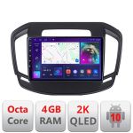 Navigatie Opel Insignia 2014-2016 C-338 Android Octa Core Ecran 2K QLED GPS 4G 4+32GB 360 KIT-338+EDT-E409-2K CarStore Technology