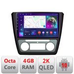 Navigatie Skoda Yeti 2009-2014 C-YETI Android Octa Core Ecran 2K QLED GPS 4G 4+32GB 360 KIT-YETI+EDT-E409-2K CarStore Technology