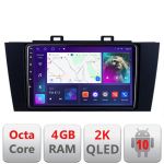 Navigatie Subaru Outback 2014-2019 sau Subaru XV 2017-2018 C-OUTBACK5 Android Octa Core Ecran 2K QLED GPS 4G 4+32GB 360 KIT-OUTBACK5+EDT-E409-2K CarStore Technology