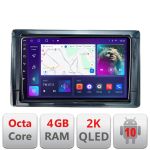 Navigatie Toyota 2DIN C-TY2DIN Android Octa Core Ecran 2K QLED GPS 4G 4+32GB 360 KIT-TY2DIN+EDT-E409-2K CarStore Technology