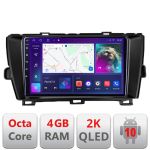 Navigatie Toyota Prius 2009-2014 C-TY39 Android Octa Core Ecran 2K QLED GPS 4G 4+32GB 360 KIT-TY39+EDT-E409-2K CarStore Technology