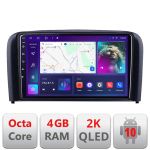 Navigatie Volvo S80 2004-2006 C-S80 Android Octa Core Ecran 2K QLED GPS 4G 4+32GB 360 KIT-S80+EDT-E409-2K CarStore Technology