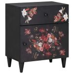 Noptieră Multicolour 50 x 33 x 60 cm Lemn de mango solid GartenMobel Dekor