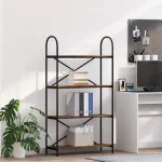 Raft pentru cărți Stejar afumat 80 x 30 x 146 cm Lemn compozit GartenMobel Dekor